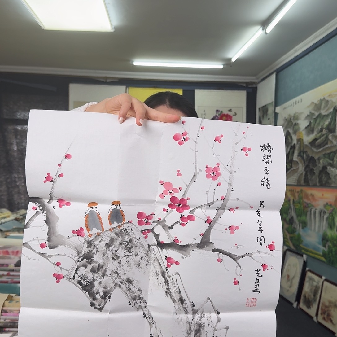 纯手绘国画作品作品