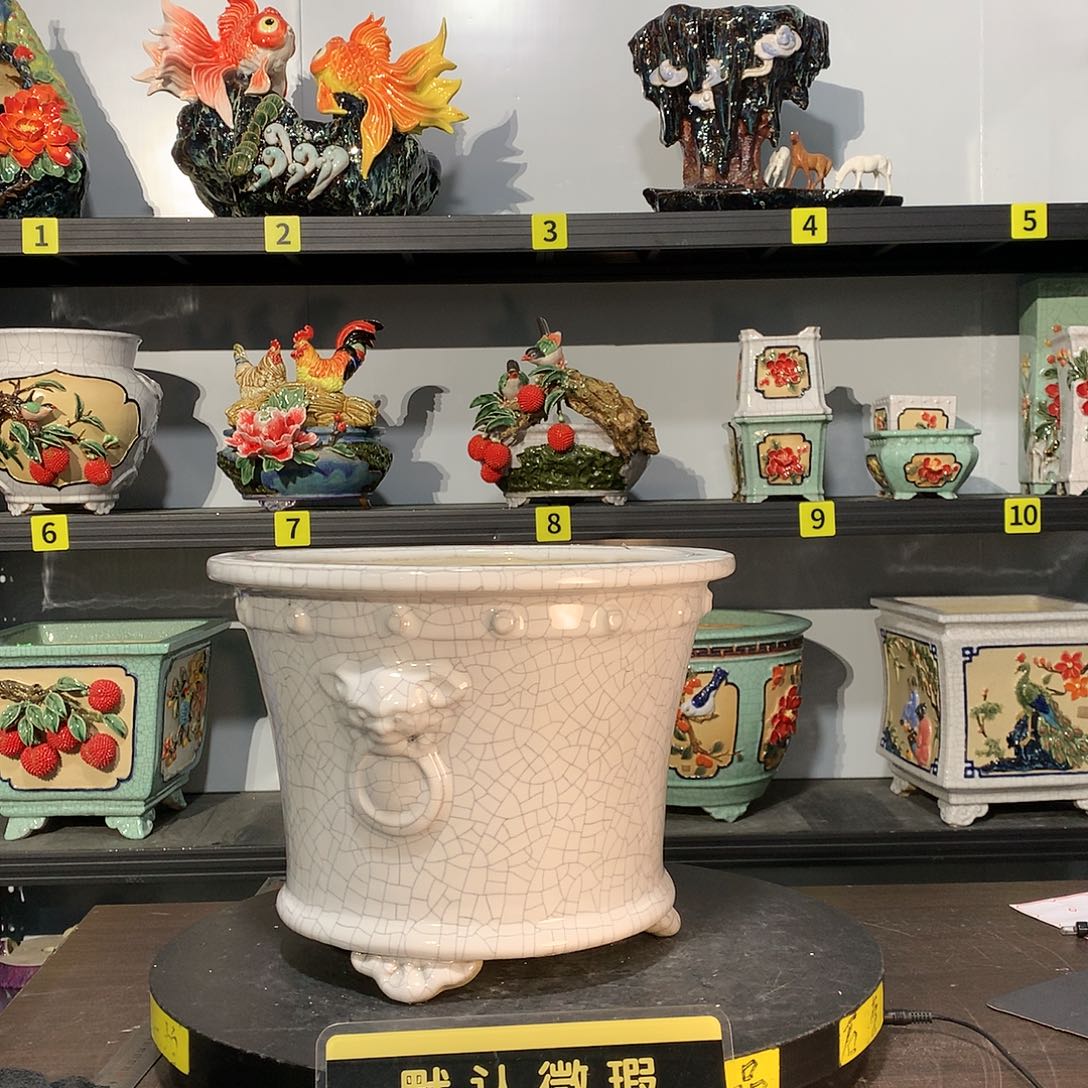 胜***设高温烧制石湾盆石