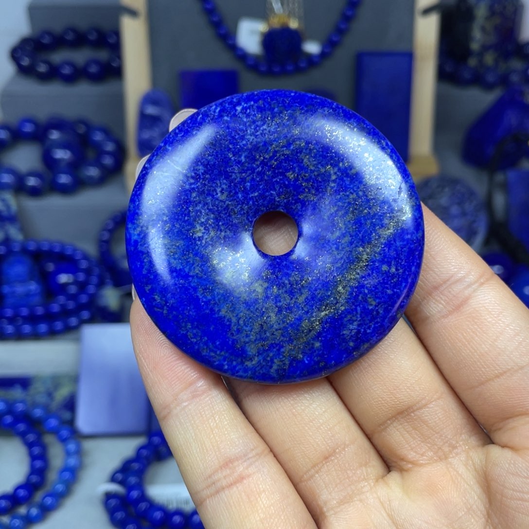 青金石配饰平安扣未镶嵌