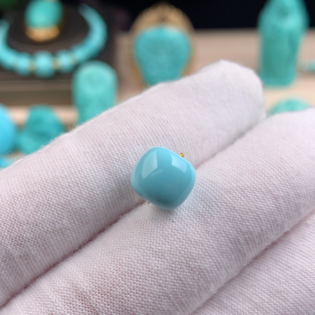 【闪购商品】绿松石配珠卡9.5未镶嵌