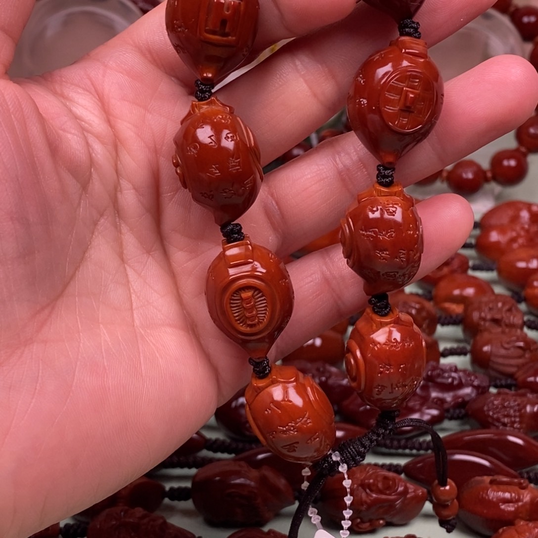 千***苦木质橄榄核回血直播间