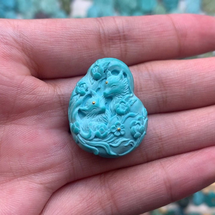 未镶嵌绿松石原矿绿松石系列