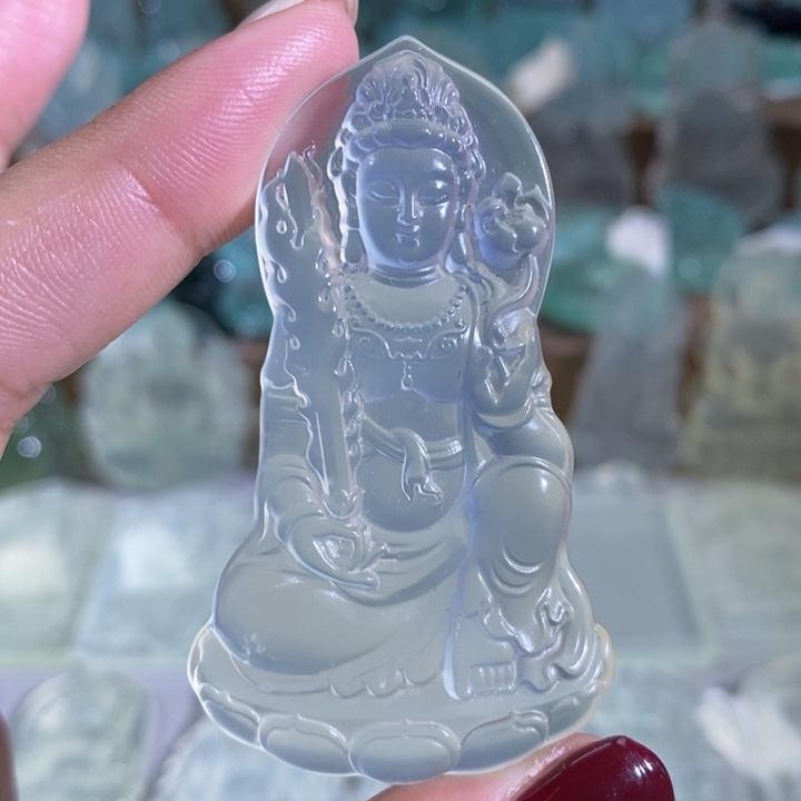 岫玉吊坠未镶嵌吊坠