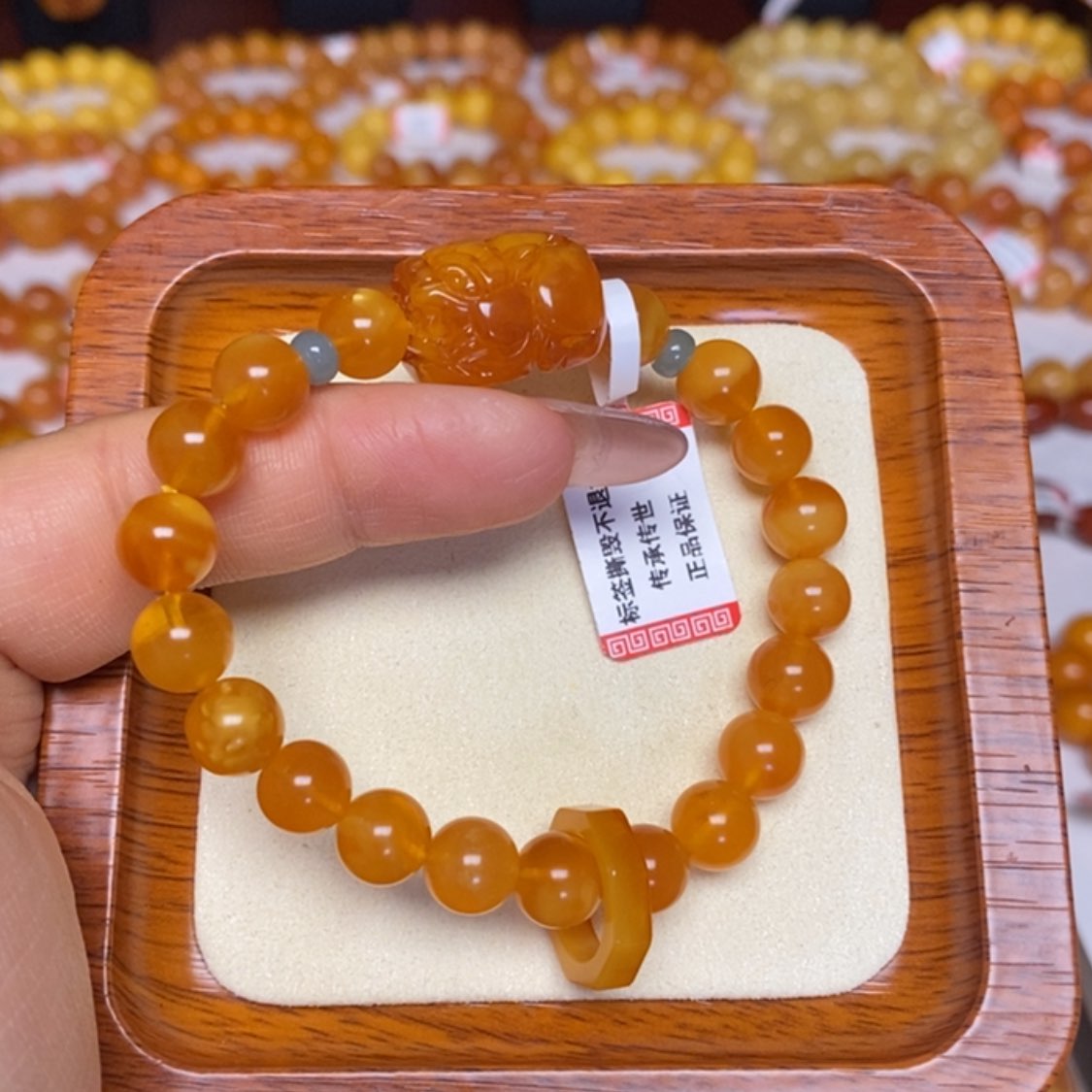 【闪购商品】蜜蜡手链未镶嵌手串