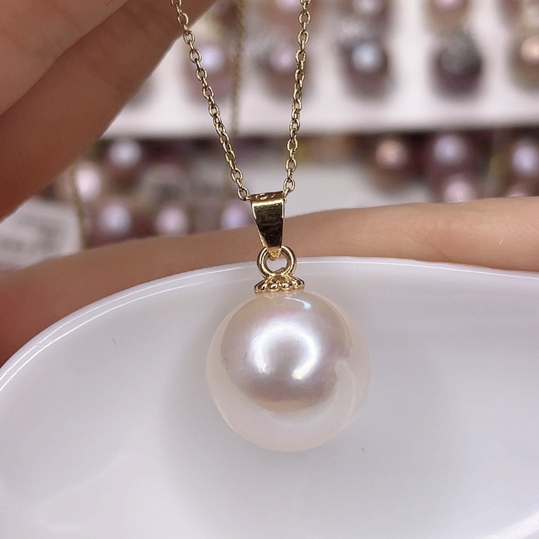 淡水珍珠未镶嵌吊坠(赠链)