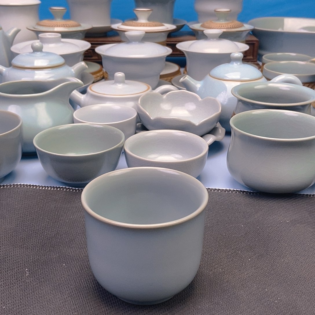 杯仿古直筒杯原矿原釉原产地