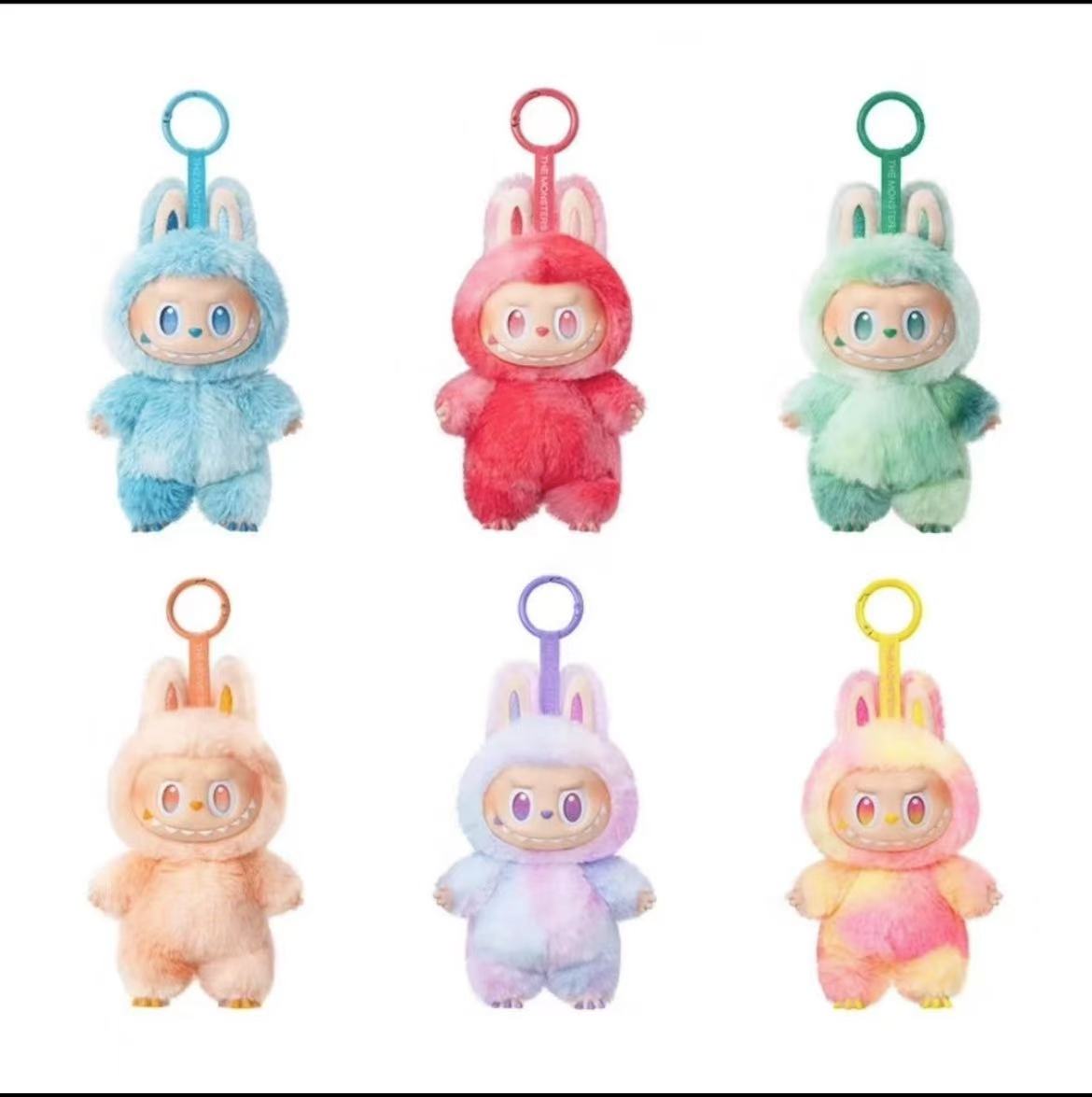 前方高能系列labubu搪胶三代毛绒玩偶盲盒拉布布