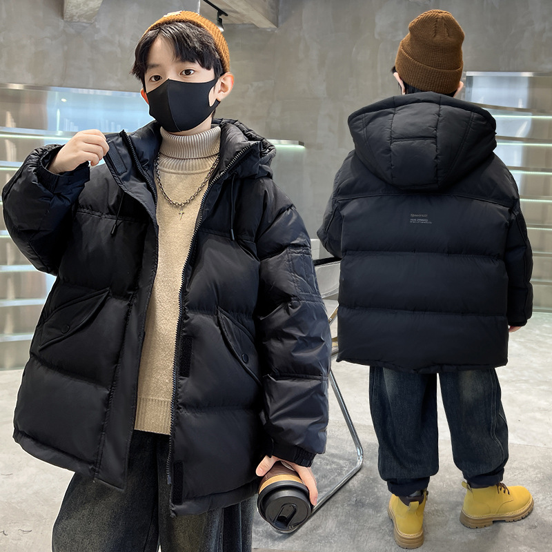 安踏联名科恩达童装男童羽绒服外套2025新儿童男孩加厚保暖羽绒服