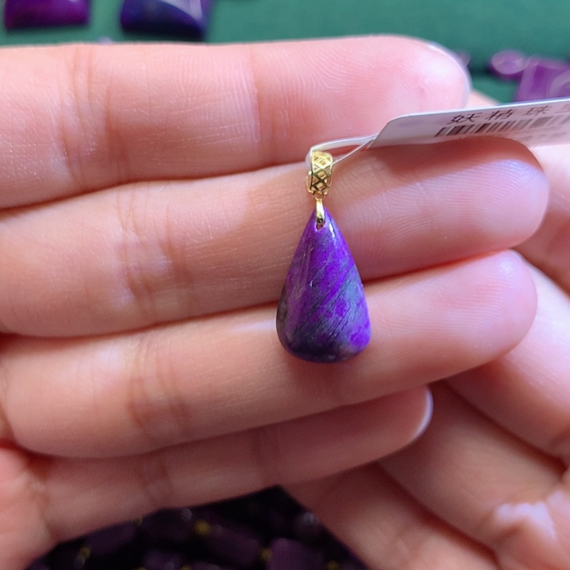 【闪购商品】苏纪石（舒俱来）吊坠18K金镶嵌