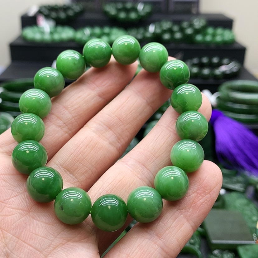 【闪购商品】和田玉（碧玉）手链未镶嵌