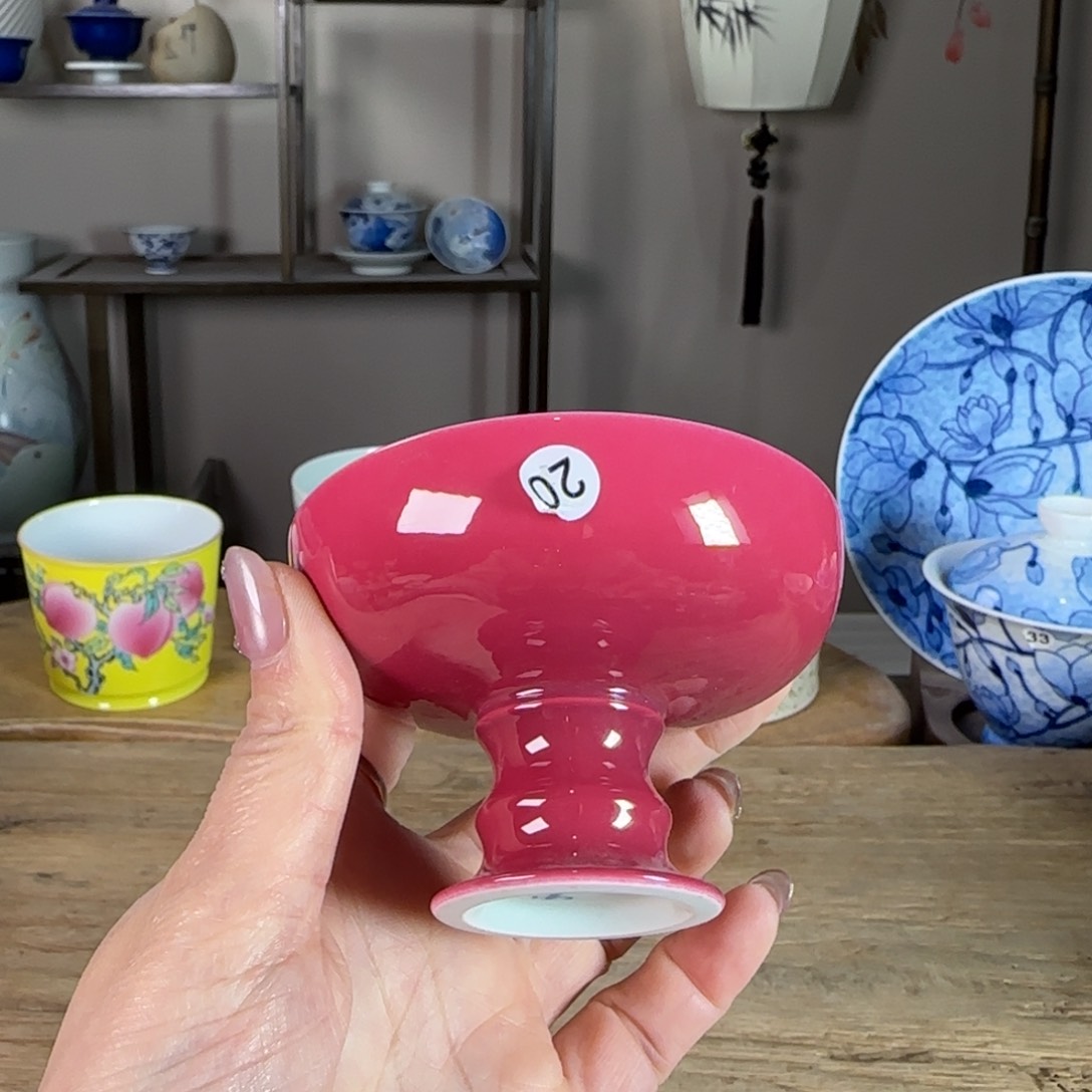 杯景德镇陶瓷柴烧多人