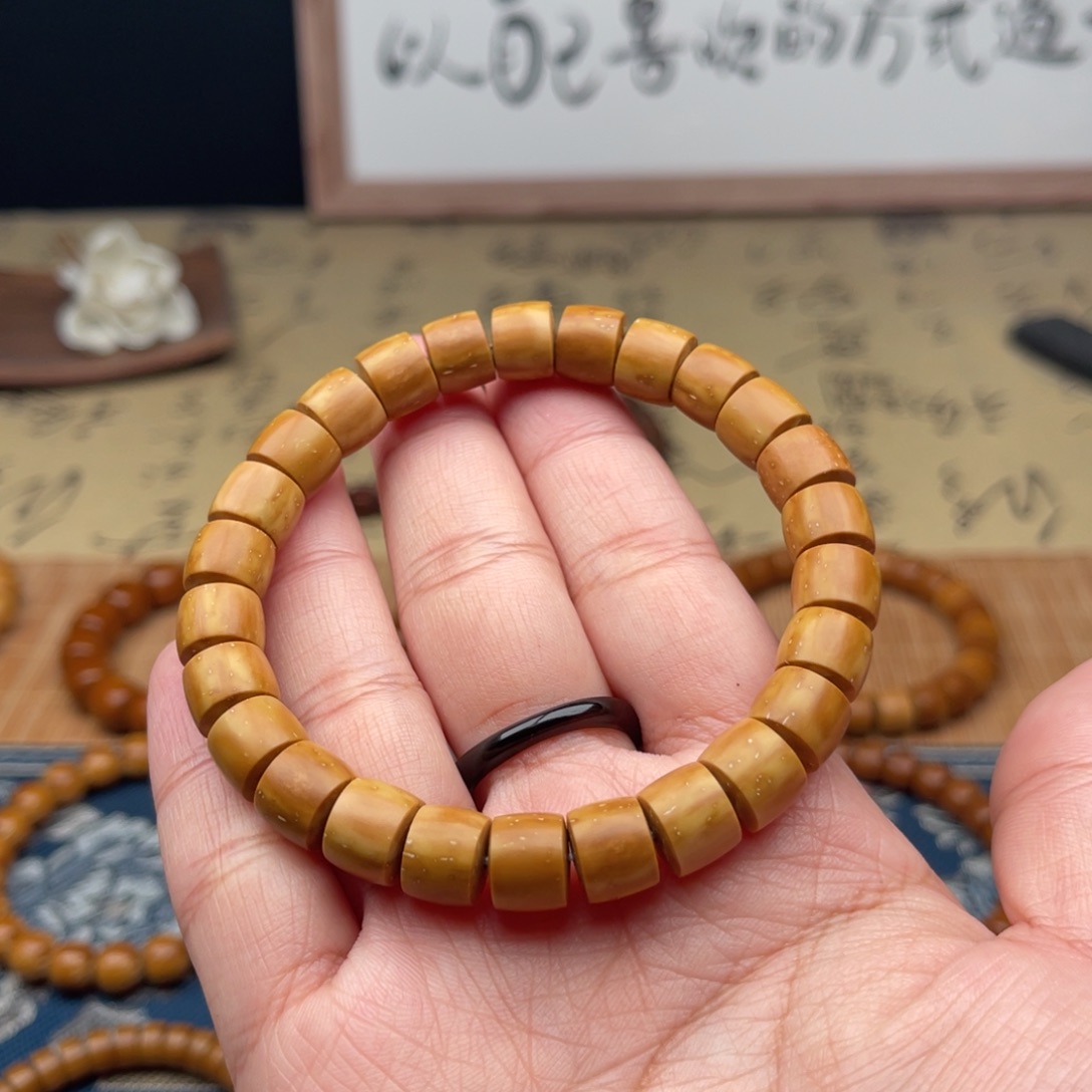 紫金鼠手串实心直切9➕