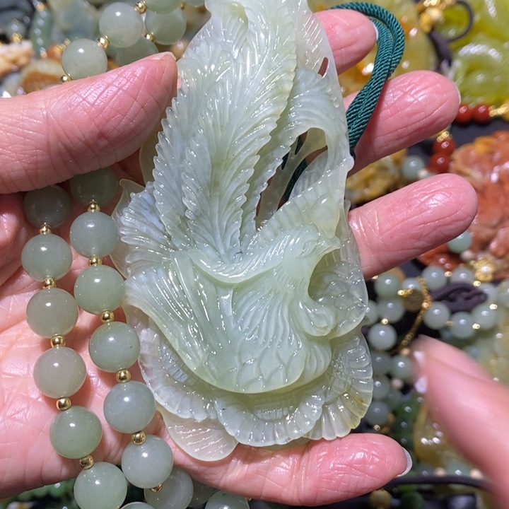 岫玉岫玉吊坠未镶嵌