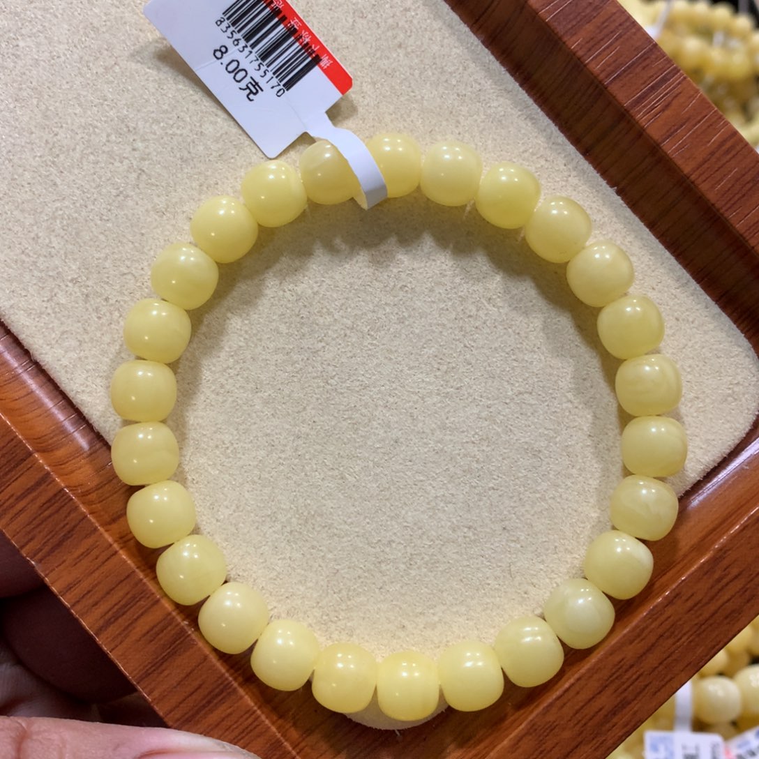 蜜蜡手链未镶嵌蜜蜡