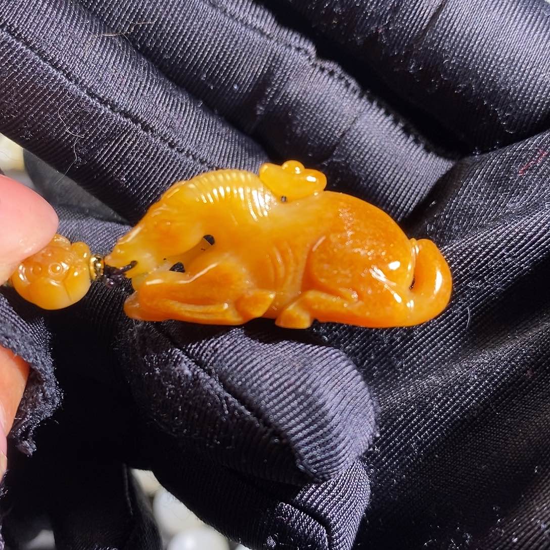 和田玉吊坠(不含链)未镶嵌