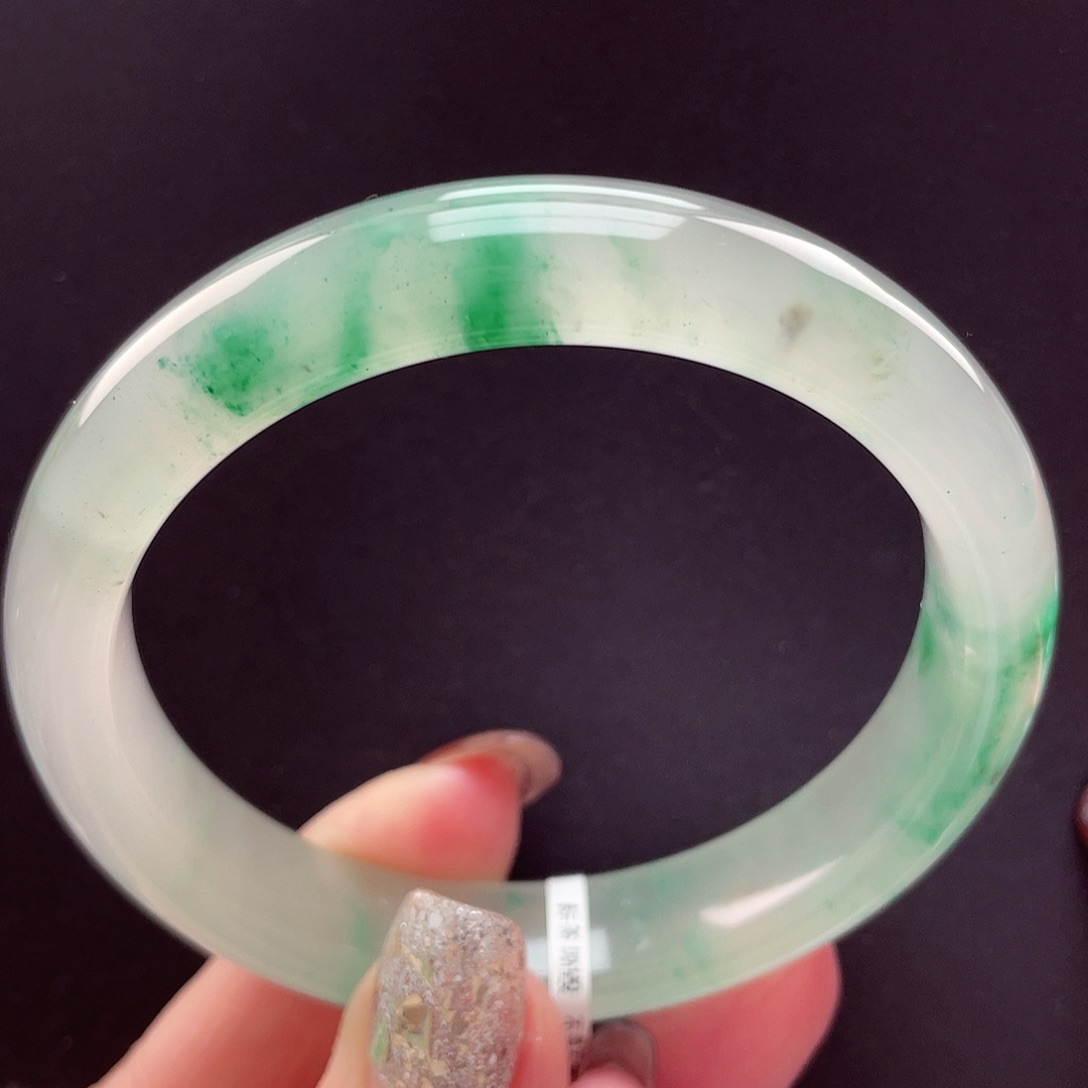 石英质玉未镶嵌手镯56-57