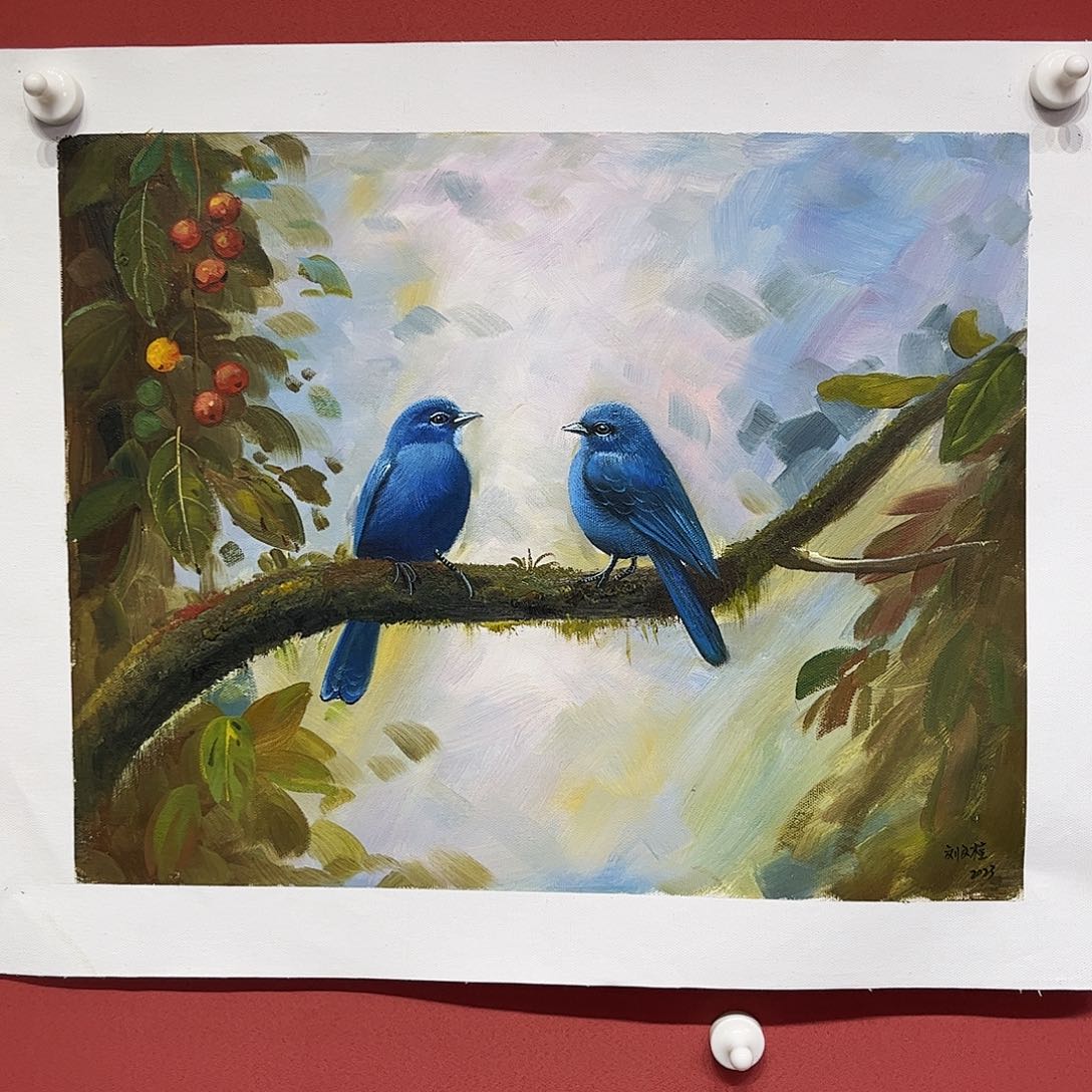 油画刘文桂油画作品