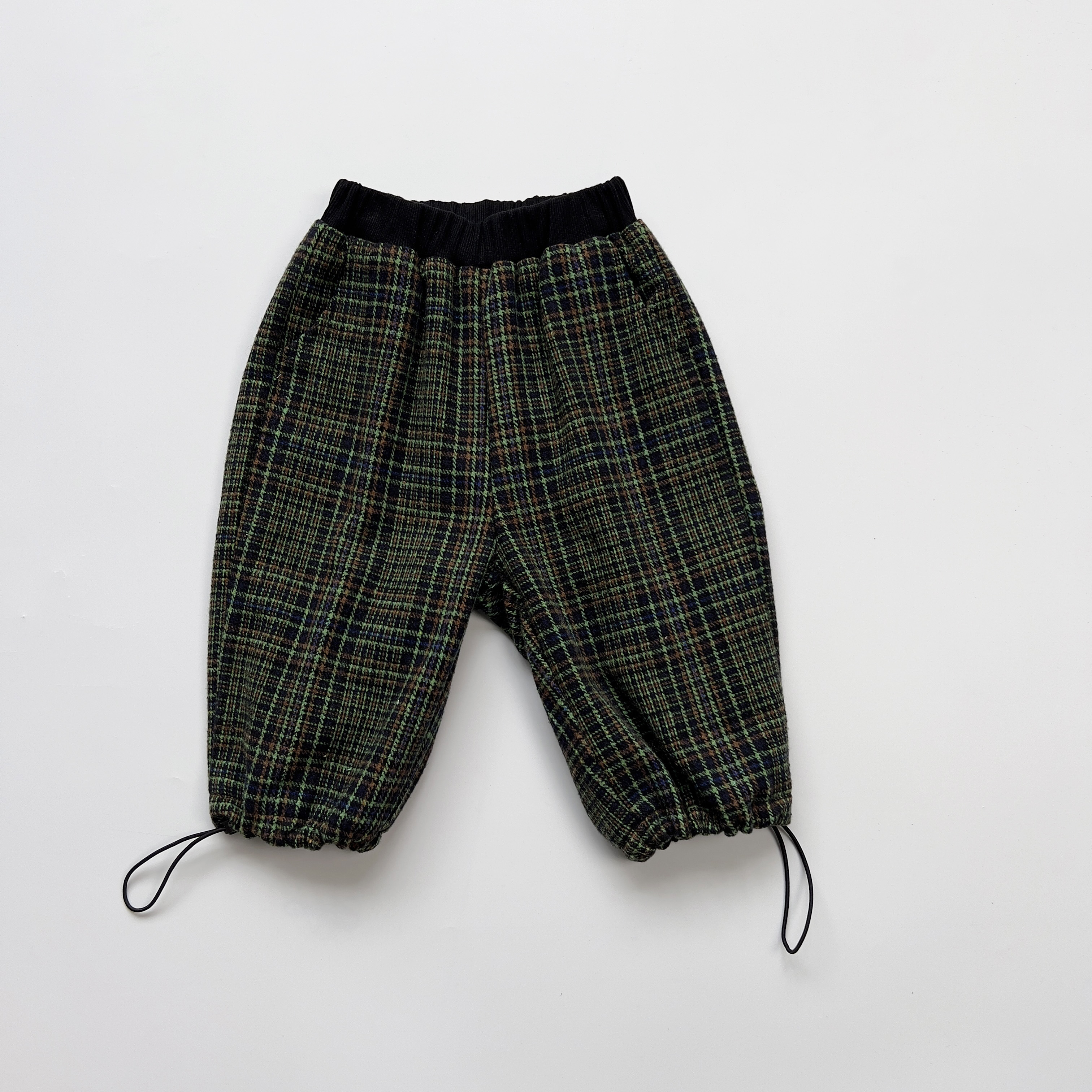 儿童QMG23C00061呢料长裤