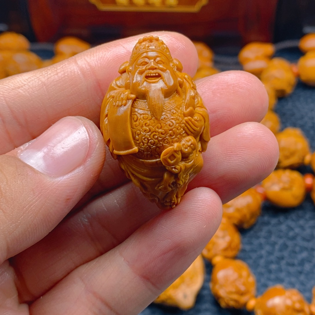 橄榄核手串/手链许静健2.4童子财神