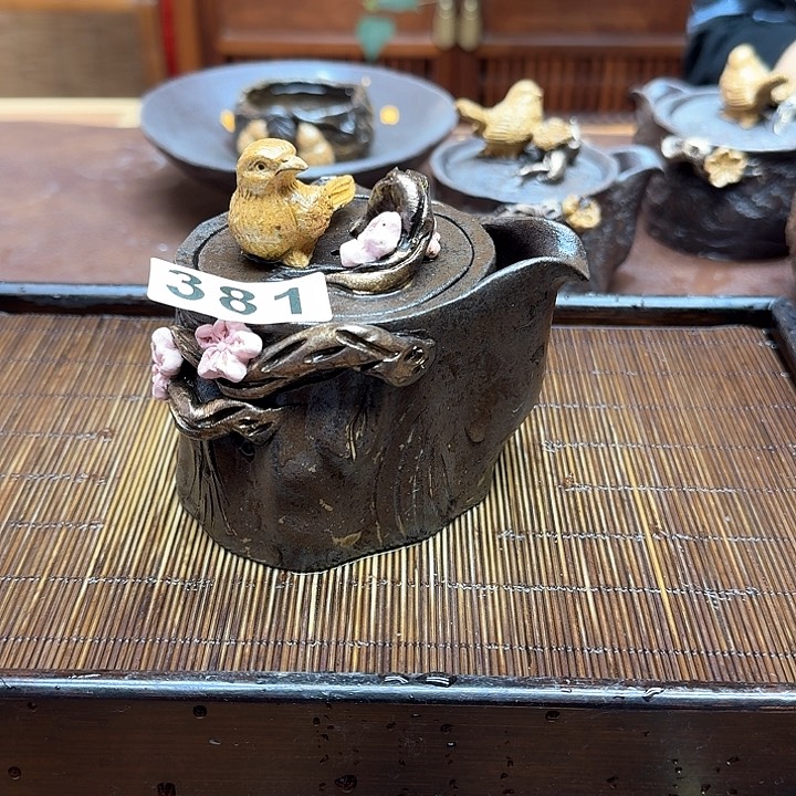 纯手工制作粗陶茶具