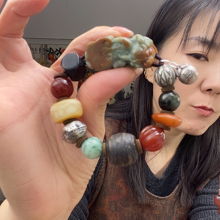 翡翠手串未镶嵌手串