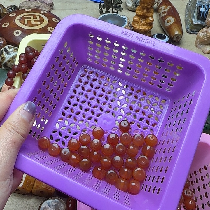 冠***技玛瑙/玉髓未镶嵌珠宝半成品23