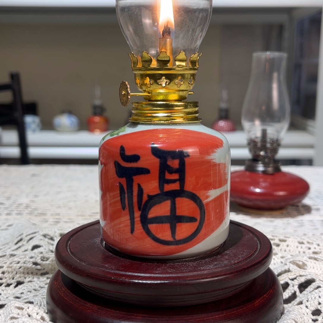 摆件景德镇陶瓷香薰灯