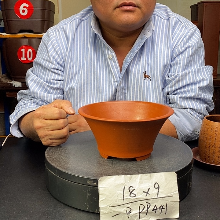 紫砂花盆货号一只PP441