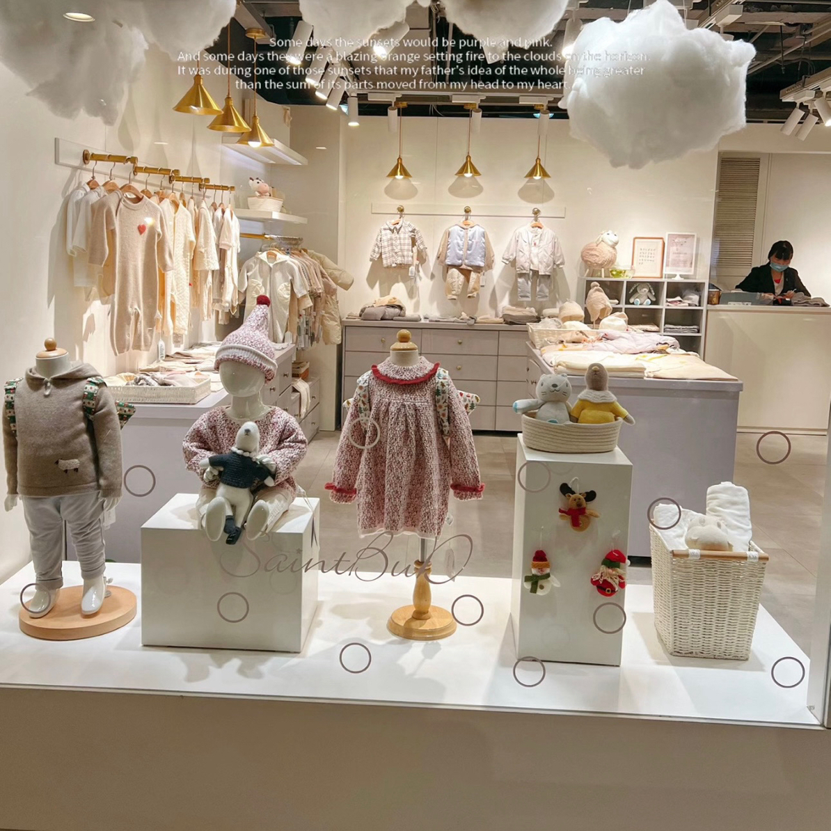 小马宝宝格子棉马甲