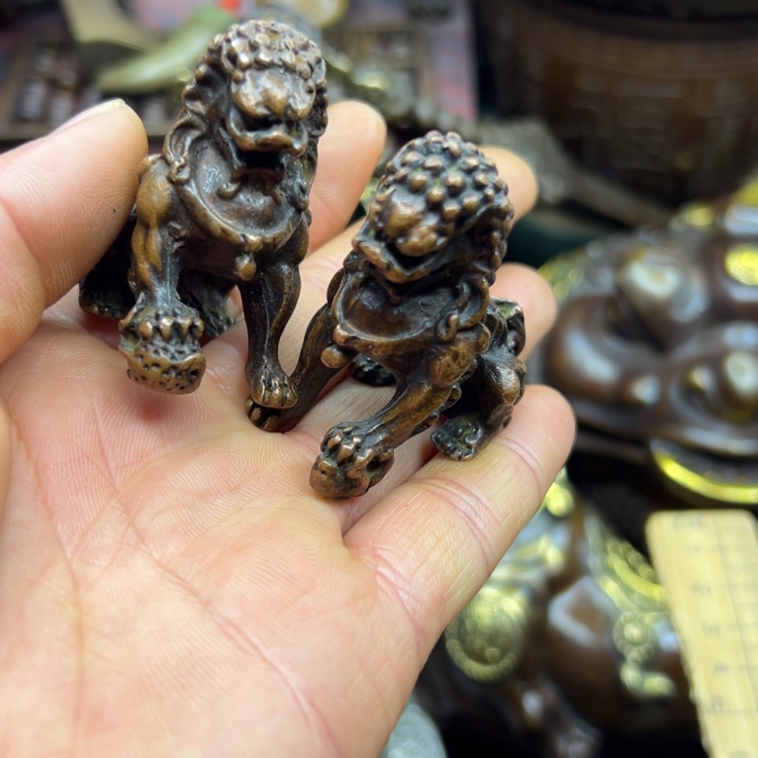 铜摆件欢迎欢迎你