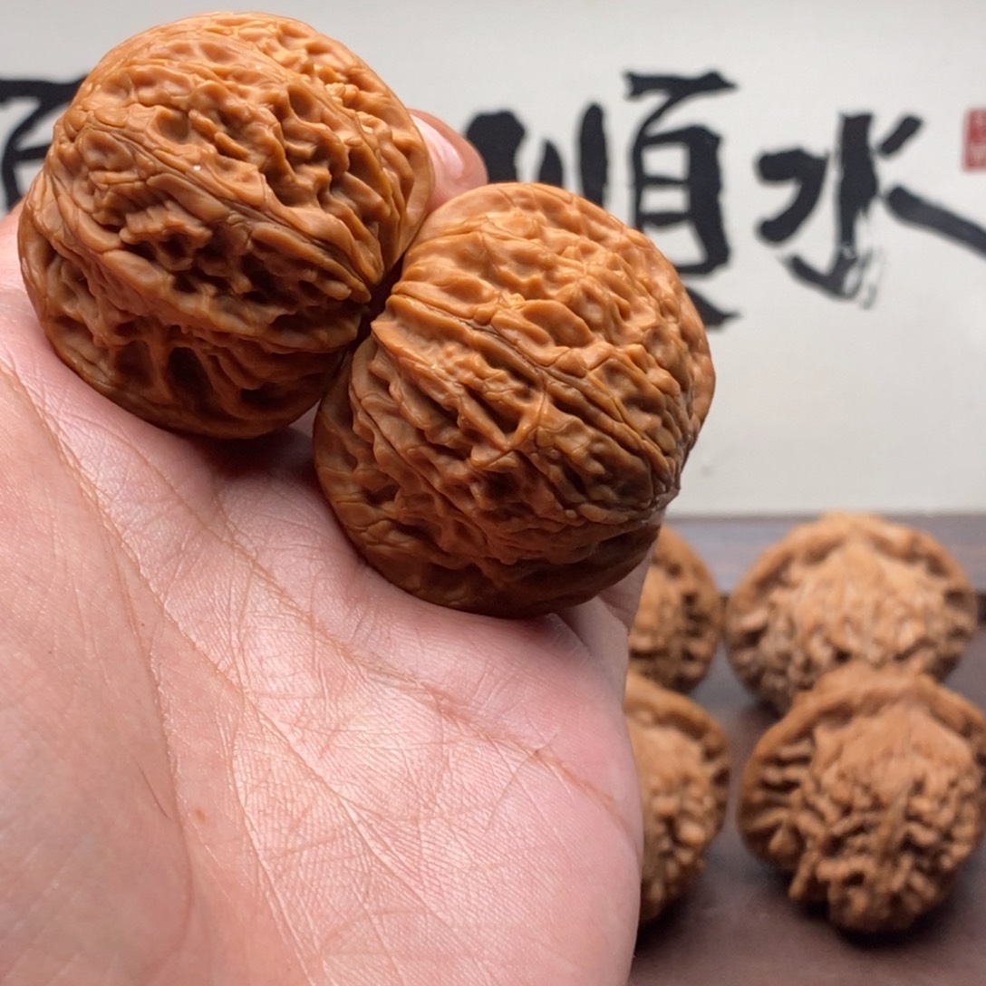 小***帅吊坠文玩核桃全品房山磨盘42