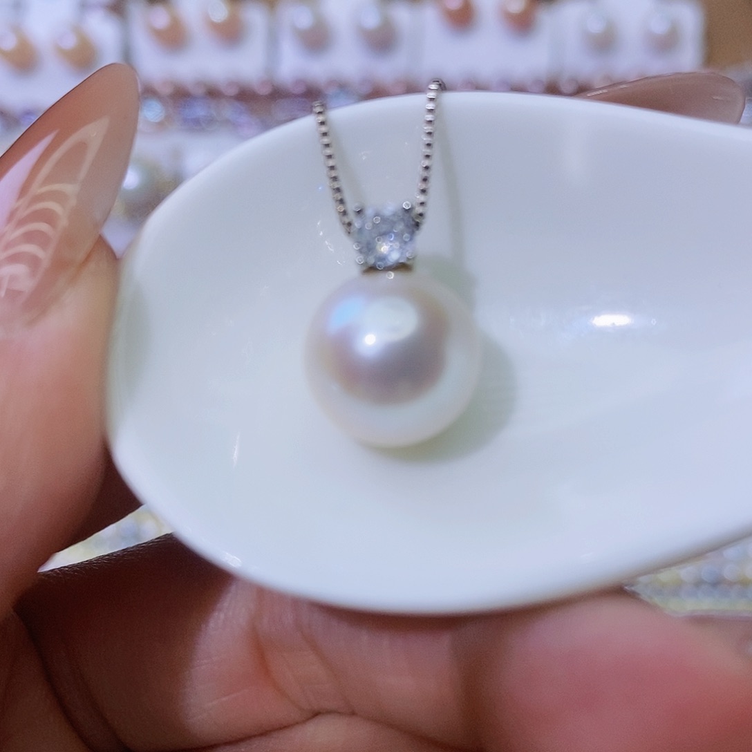 淡水珍珠颈饰合金