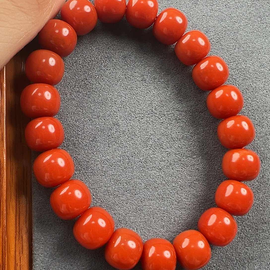 南红玛瑙手串未镶嵌