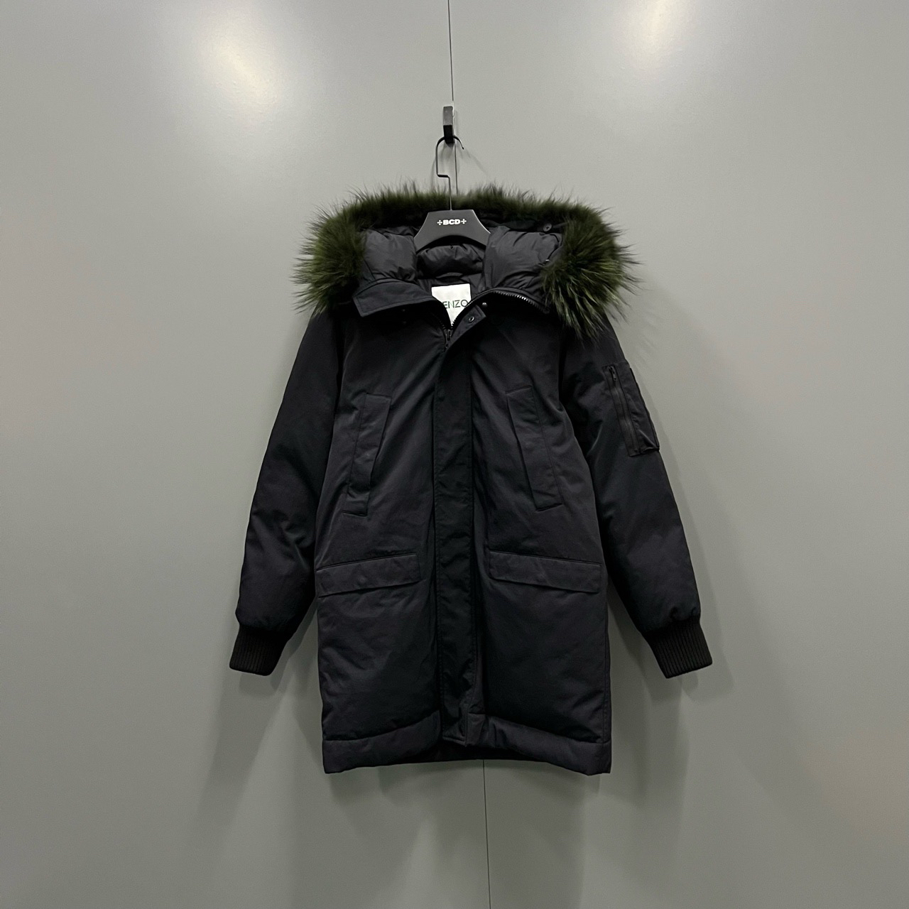 （jp）116 【XP】KENZO 高田贤三 黑色毛领派克羽绒服 S码/95新/6000/
