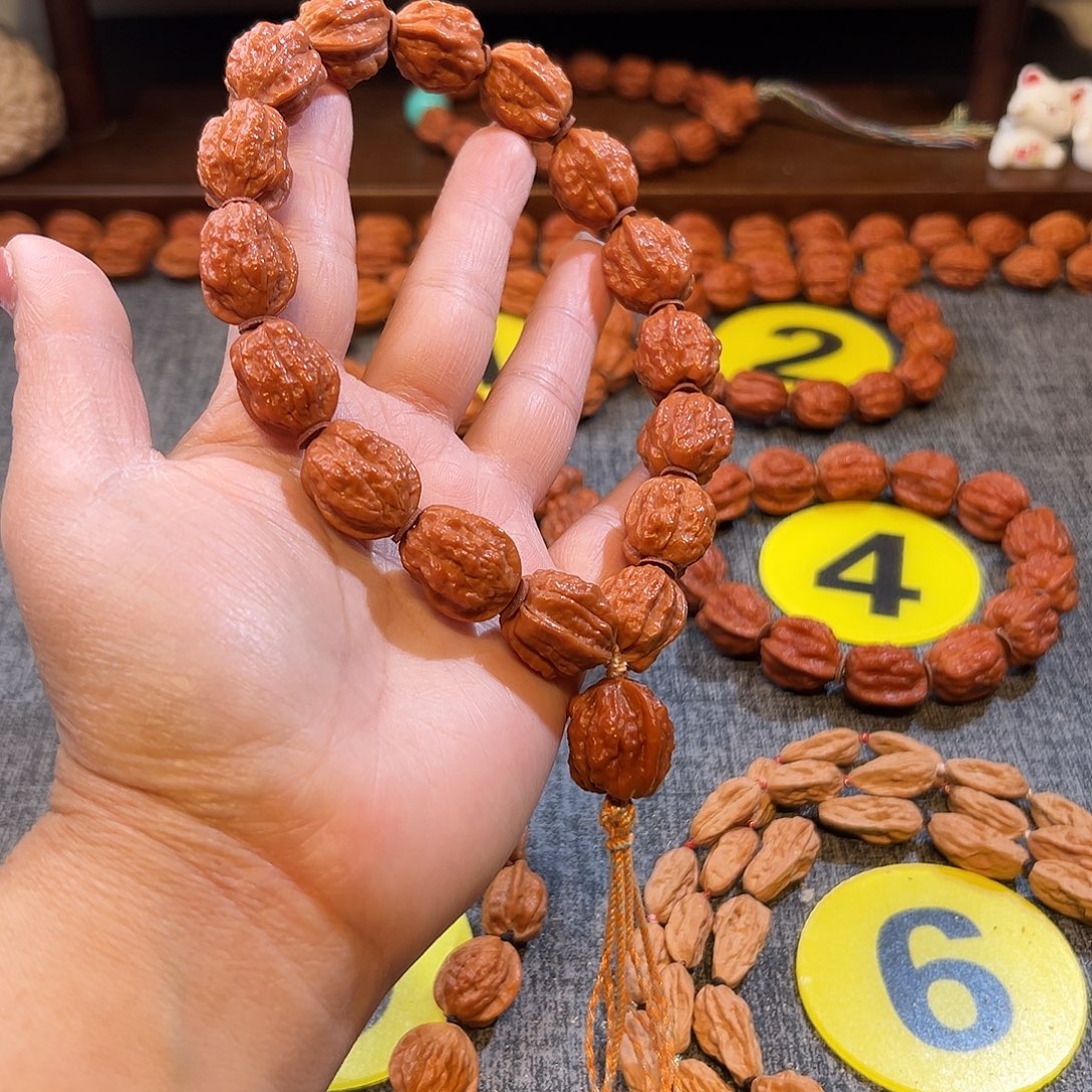 文玩核桃手串小金蟾