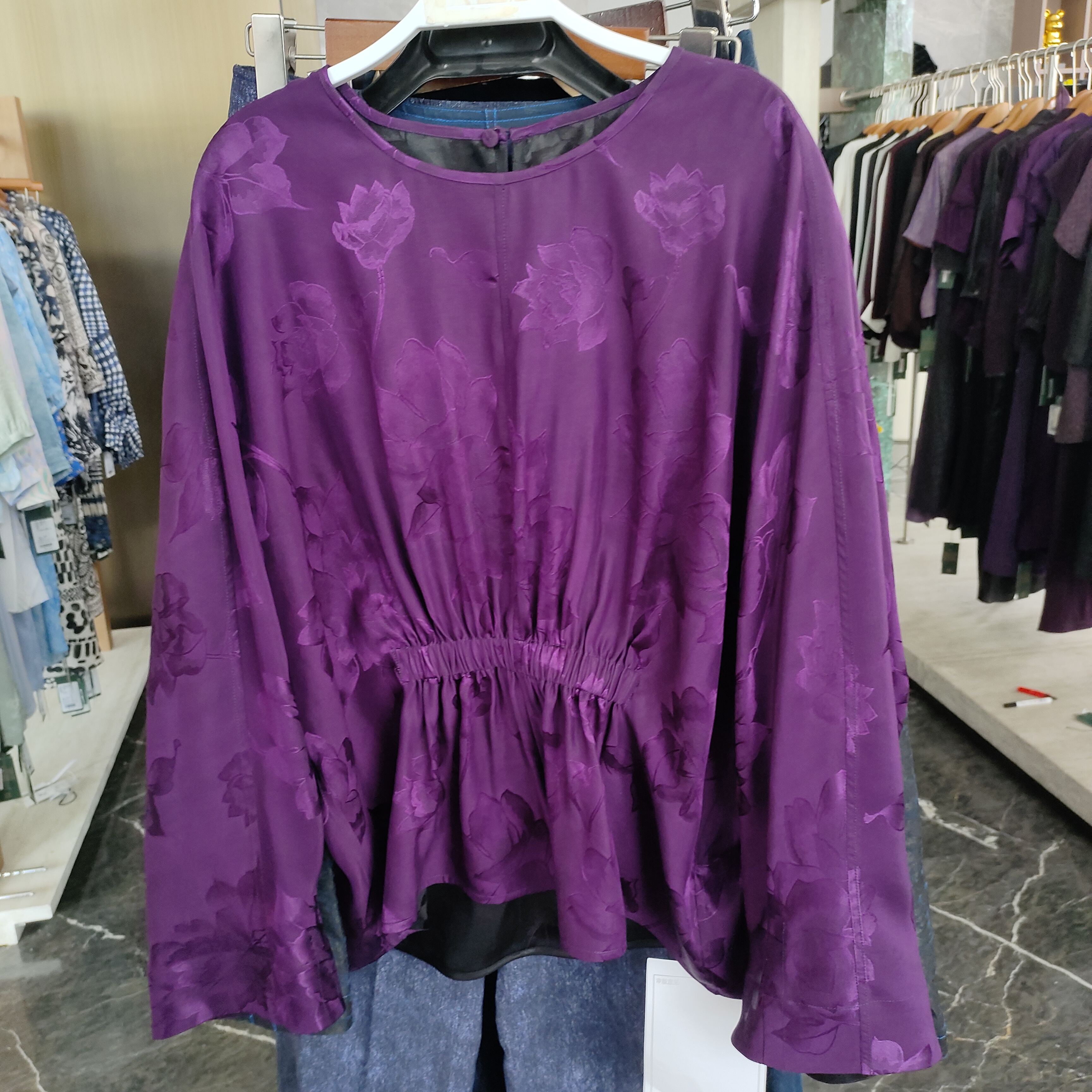 陌妆品牌桑蚕丝新款上衣539680