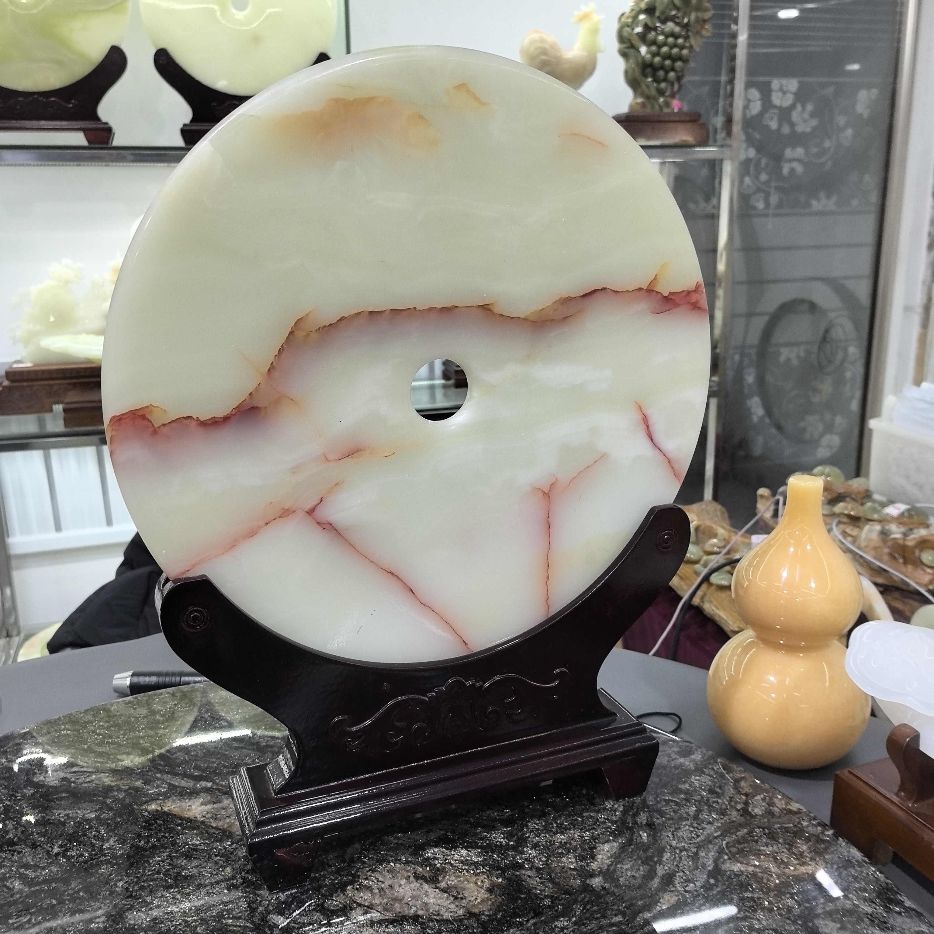 客厅玄关电视柜乔迁开业送礼装饰品