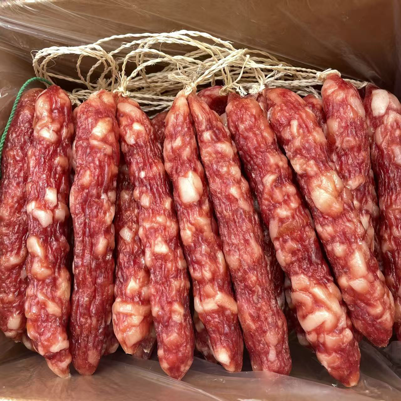 广式风味手工腊肠咸甜可口可商用家用腊肠