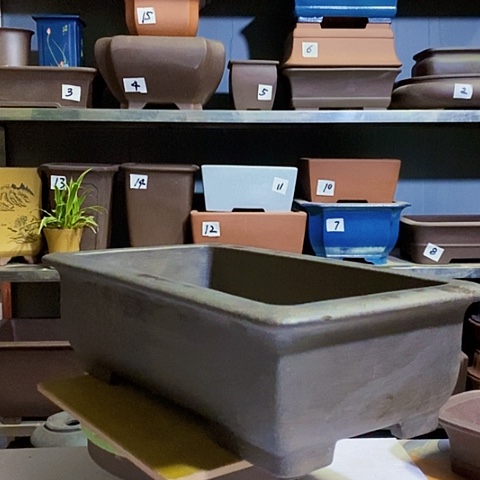 红陶宜兴紫砂花盆