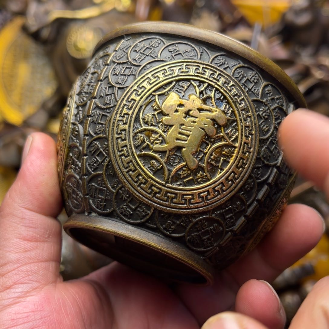 茶壶香炉铜器摆件
