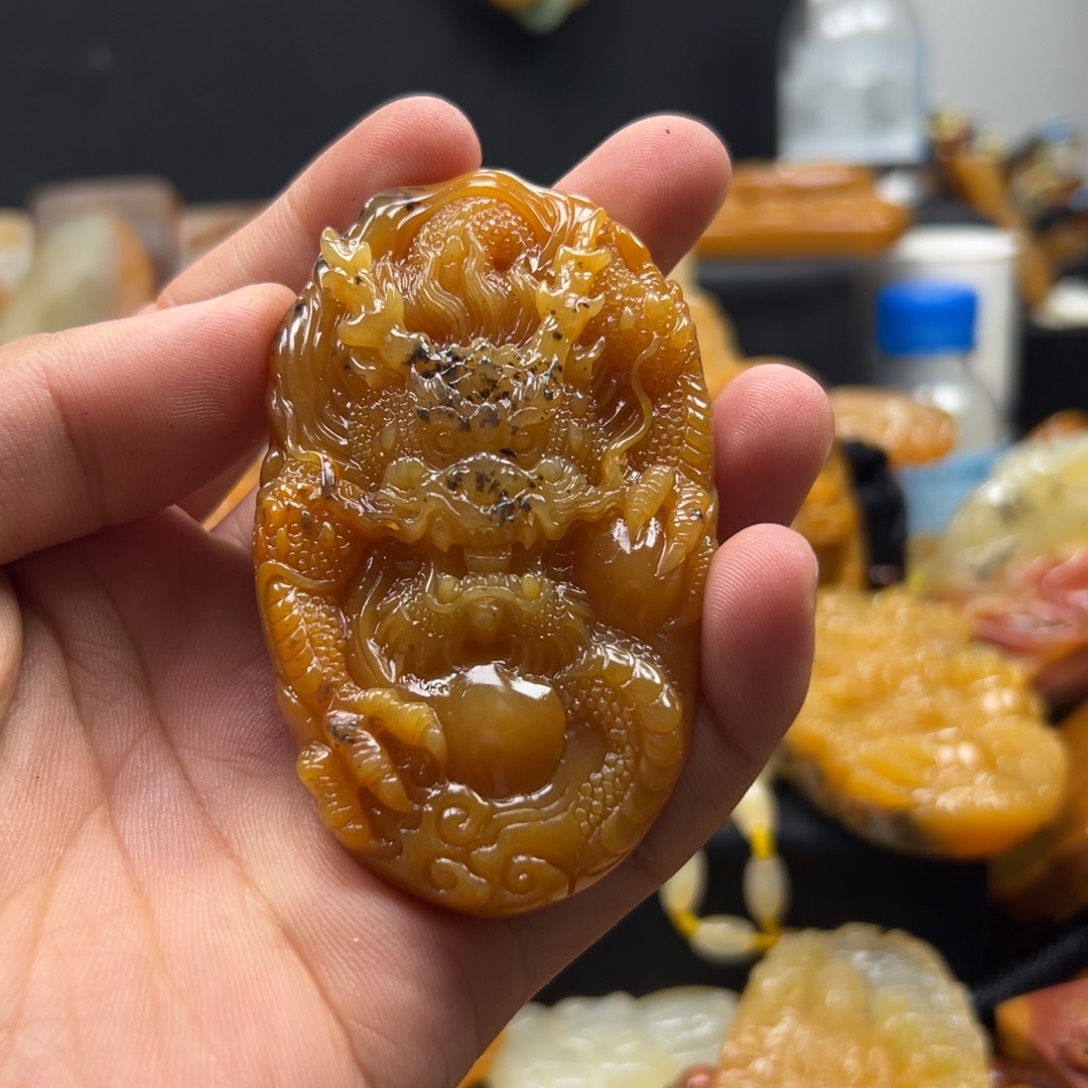 石英质玉（黄龙玉）未镶嵌多选一发货