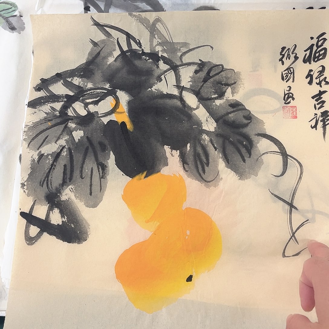 国画宣纸国画纯手绘作品