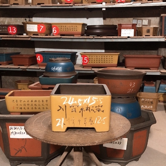 紫砂紫砂花盆包邮