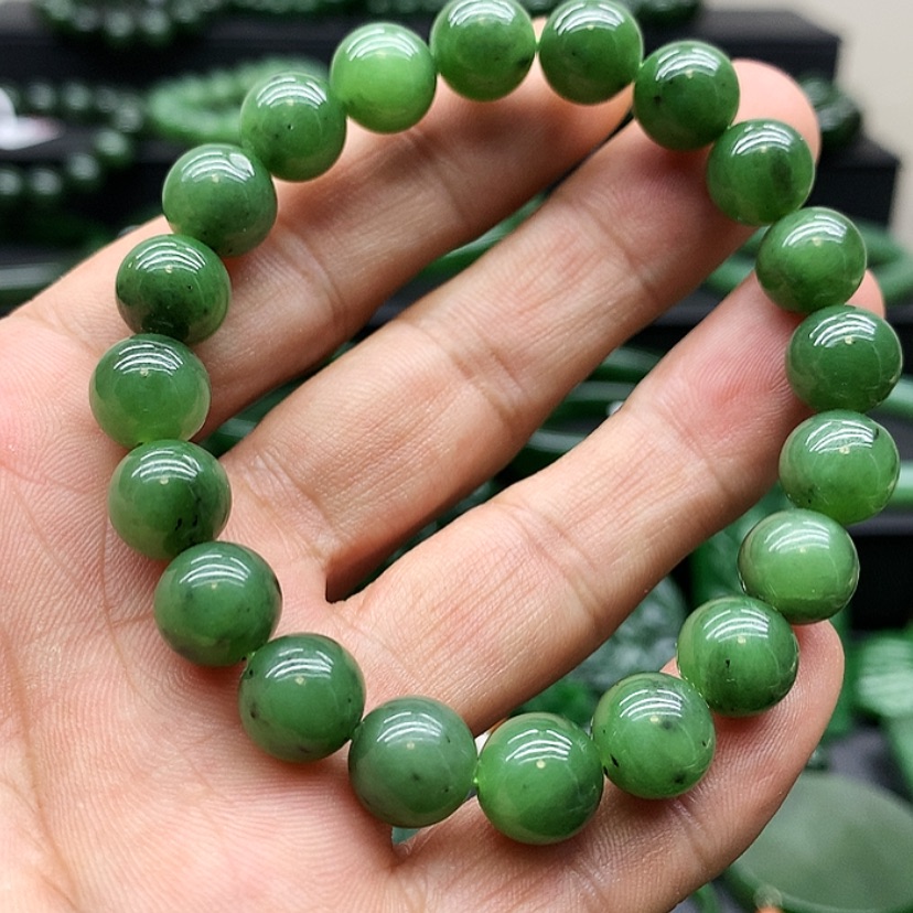 【闪购商品】和田玉（碧玉）手链未镶嵌