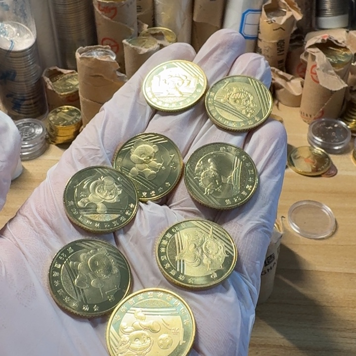 其他普通金属08奥运1套8枚币