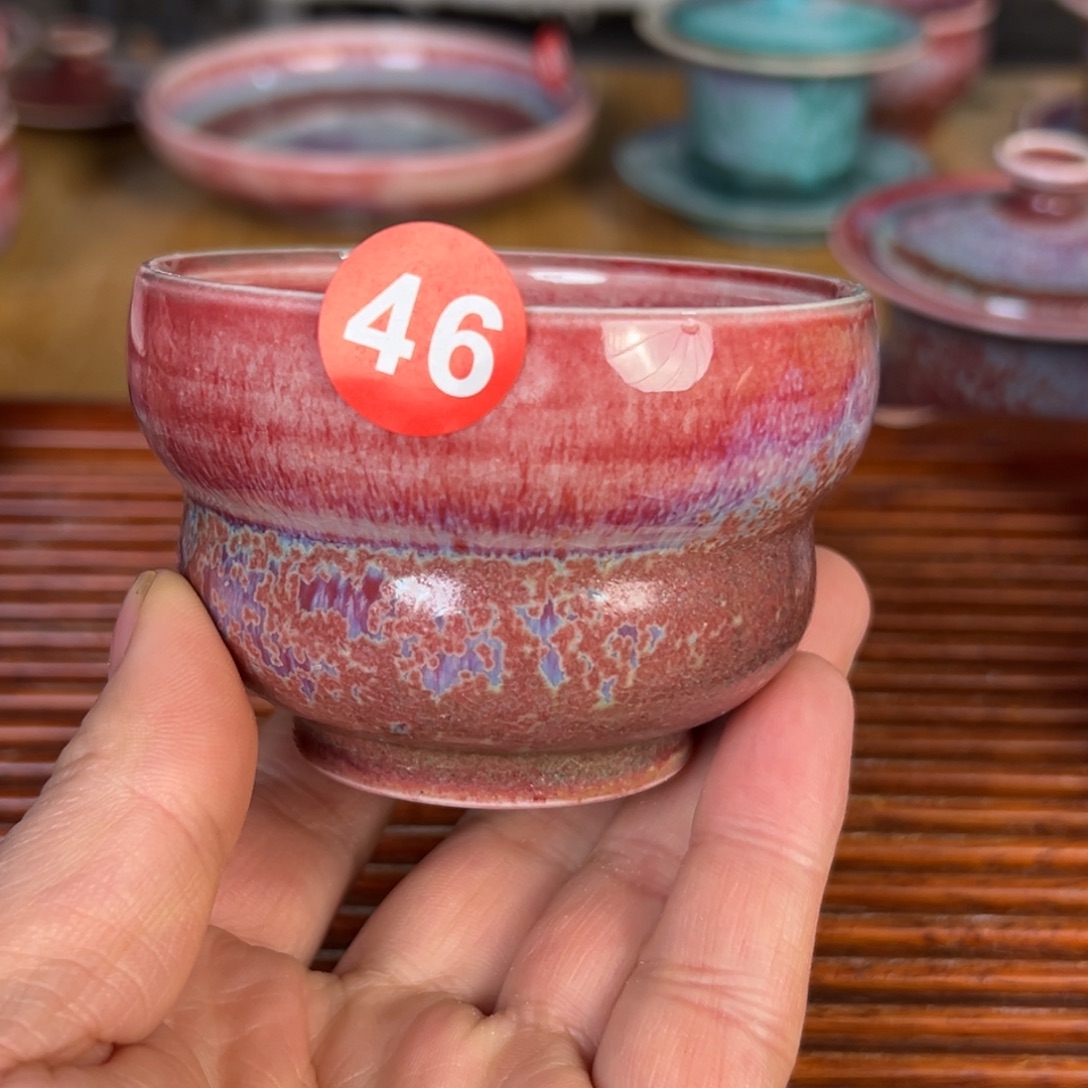 手工制作钧窑茶器