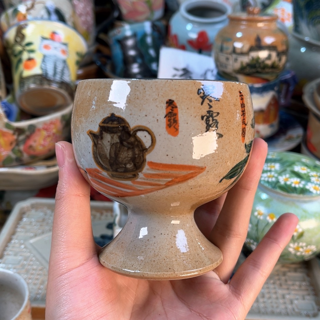 景德镇手工手绘杯