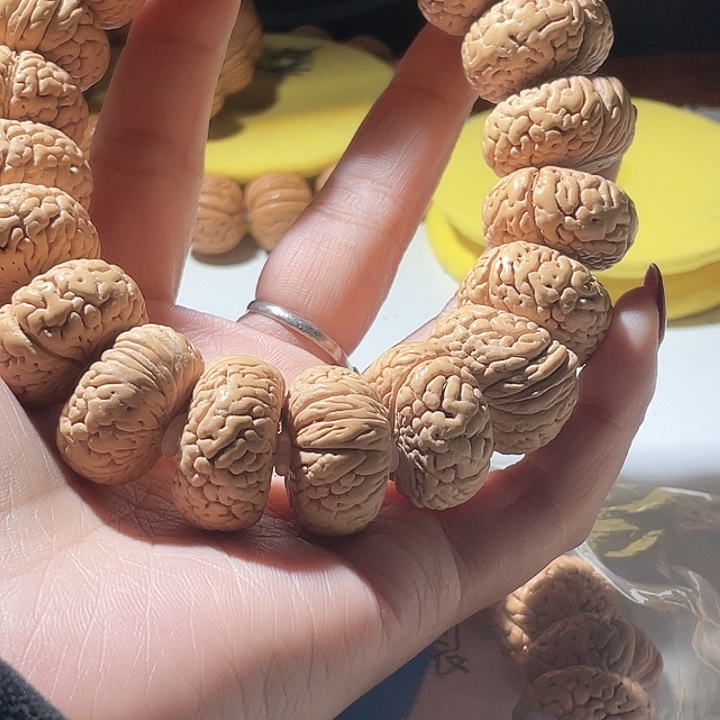 ****海桃核吊坠桃核手串夹板71