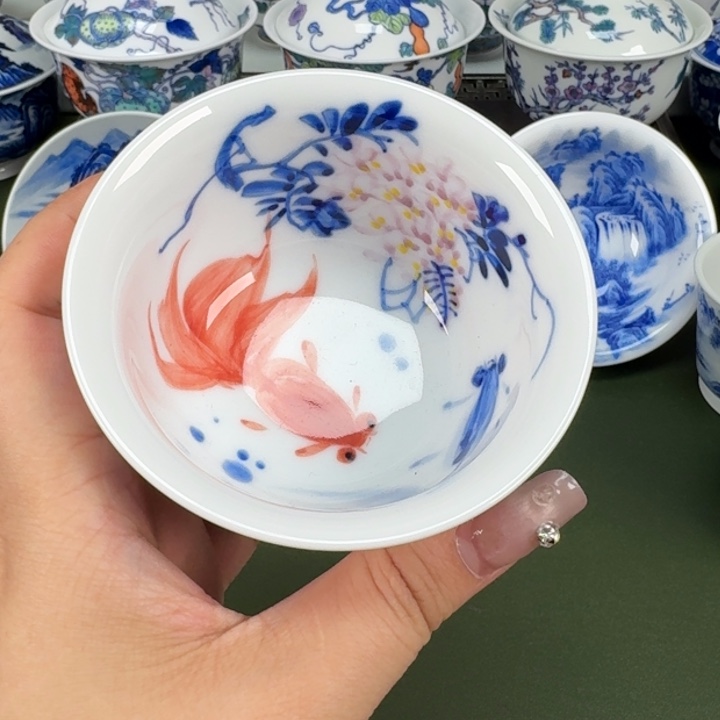 景德镇纯手工手绘茶器235