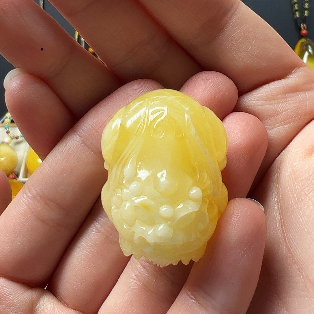 蜜蜡颈饰未镶嵌蜜蜡